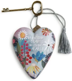 Friendship Starts In Loving Hearts Art Heart By Demdaco