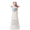 Birthstone Angel 5.25" Figurine March Happy Courageous Admired -Toys Selection 231 13600