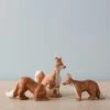 Handmade Wooden Fox Family -Toys Selection 2J2A0459