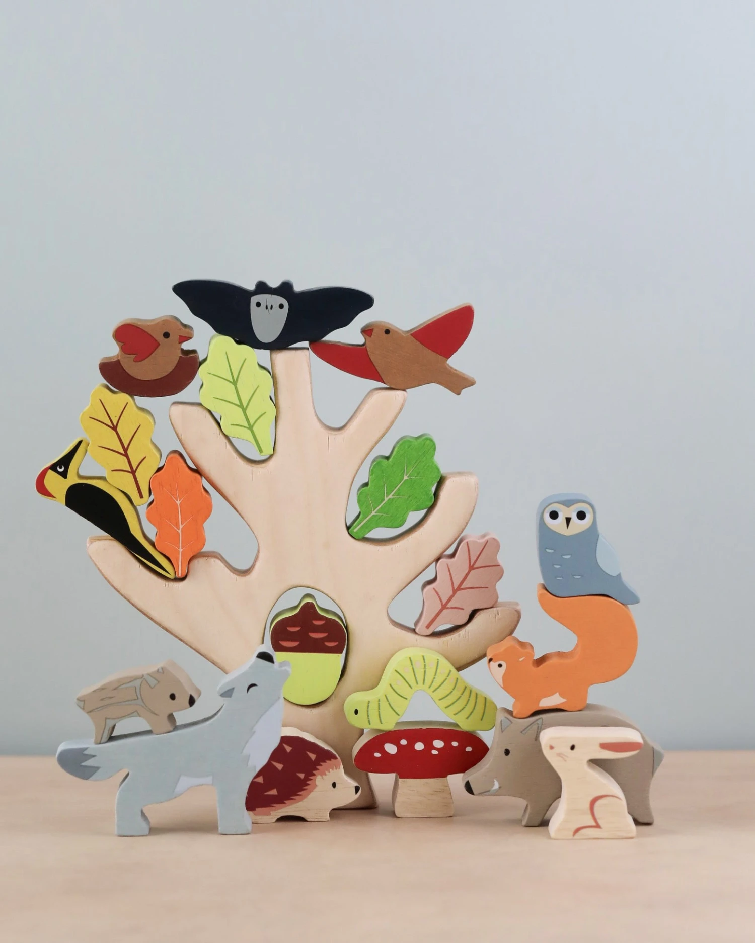 Tender Leaf Toys Stacking Forest 4 Tender Leaf Toys Stacking Forest - Image 2