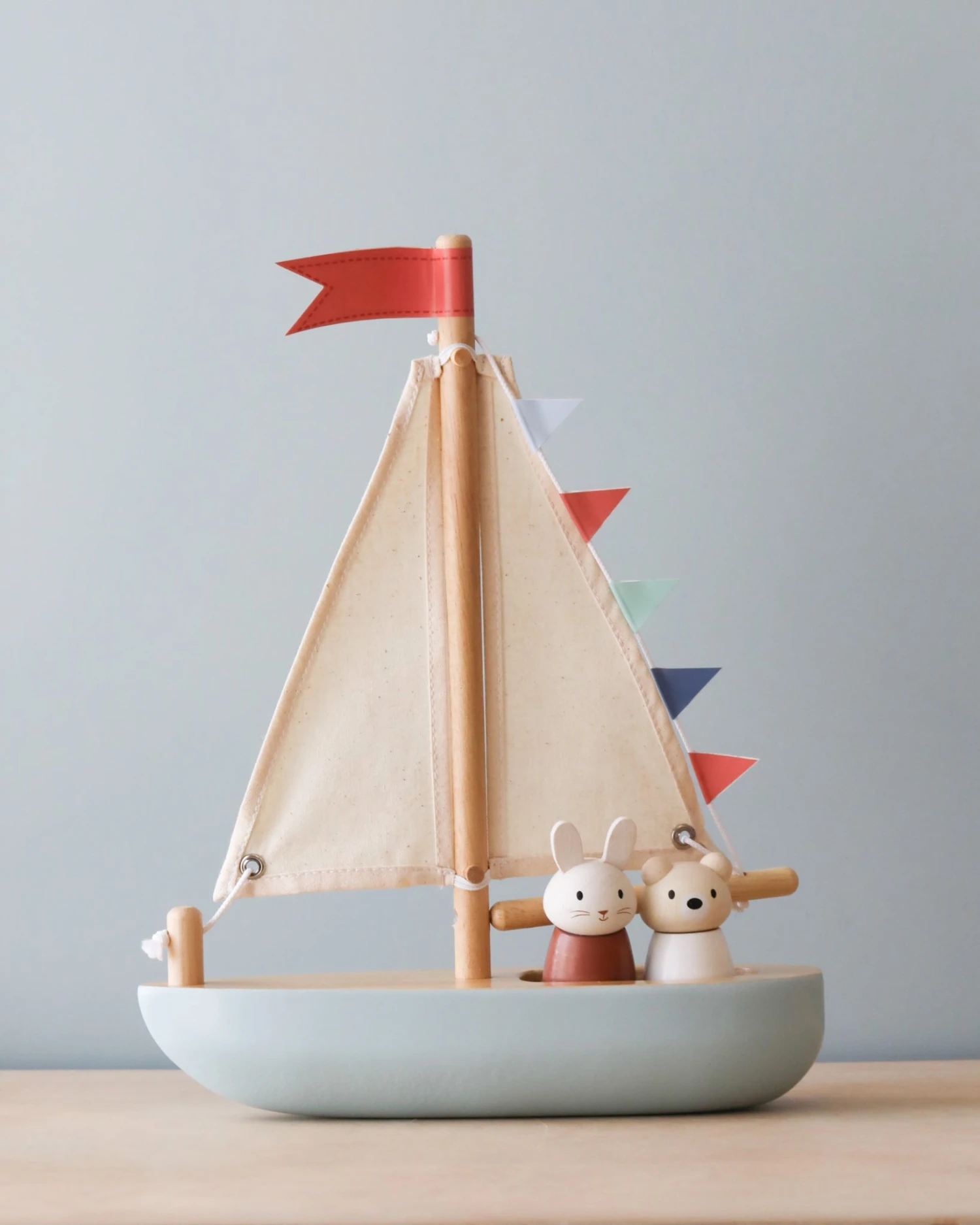 Tender Leaf Toys Wooden Sail Boat 4 Tender Leaf Toys Wooden Sail Boat - Image 2