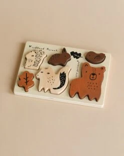 Wooden Tray Puzzle - Woodland Animals