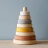 Raduga Grez | Handmade Pyramid Tower Stacker - Sand -Toys Selection 2J2A3140 2