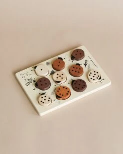 Wooden Tray Puzzle - Count To 10 Ladybugs