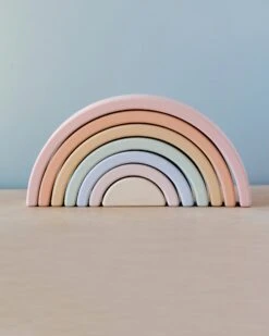 Handmade Rainbow Stacker - Pastel -Toys Selection 2J2A5164 2