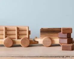 Dk Handmade Wooden Train - Extra Long -Toys Selection 2J2A6062