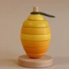 Konges Sløjd Wooden Stacking Lemon Toy -Toys Selection 2J2A6515