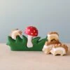 Hedgehog Family & Mushroom Set -Toys Selection 2J2A7971