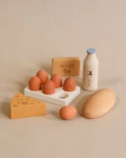 Sabo Concept Handmade Wooden Dairy Set