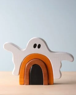 Handmade Wooden Ghost Stacker -Toys Selection 2J2A9055