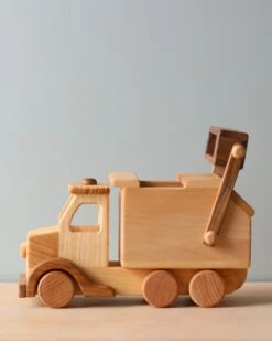 Dk Handmade Wooden Garbage Truck -Toys Selection 2J2A9690