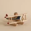 Handmade Wooden Airplane With Pilot -Toys Selection 2J2A9814 2