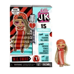 LOL Surprise J.K. Mini Fashion Doll - M.C. Swag With 15 Surprises