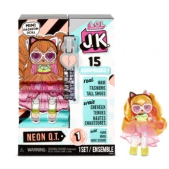 LOL Surprise J.K. Mini Fashion Doll - Neon Q.T. With 15 Surprises