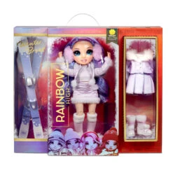 Rainbow High Winter Break Fashion Doll Violet Willow With Accessories -Toys Selection 574804 Winter Break Fashion Doll Violet Willow1