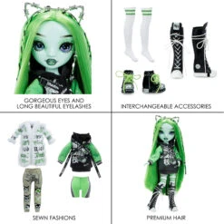 Rainbow High Rainbow Vision Shadow High - Harley Limestone -Toys Selection 582762 Vision Shadow High Harley Limestone5