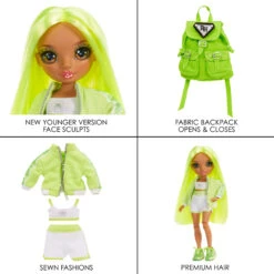 Rainbow High Junior High Karma Nichols - 9-inch Fashion Doll Series 2 -Toys Selection 582977 Junior High Karma Nichols4