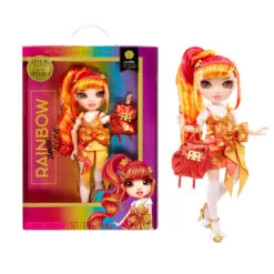 Rainbow High Jr High Special Edition Laurel De’Vious - 9" Red And Orange Posable Fashion Doll