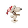 Jim Shore Mini Snoopy With Red White Stocking Hat Figurine -Toys Selection 6008960