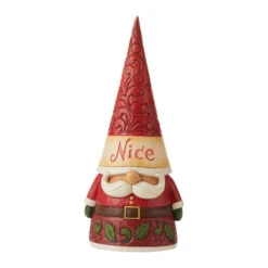Jim Shore Naughty Nice Two Sided Gnome Gnome-body's Perfect Figurine