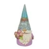 Jim Shore Gnome With Spring Floral Hat Holding Flowers "Bloomin' Gnome" Figurine 1 Jim Shore Gnome With Spring Floral Hat Holding Flowers "Bloomin' Gnome" Figurine -Toys Selection 6010286