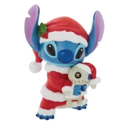 Enesco Disney Showcase Santa Stitch With Scrump Figurine