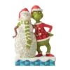 Jim Shore Dr. Seuss Grinch With Grinchy Snowman