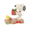 Jim Shore Peanuts Snoopy & Woodstock With Gift -Toys Selection 6013047