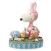 Jim Shore Snoopy & Woodstock Easter Figurine -Toys Selection 6014343