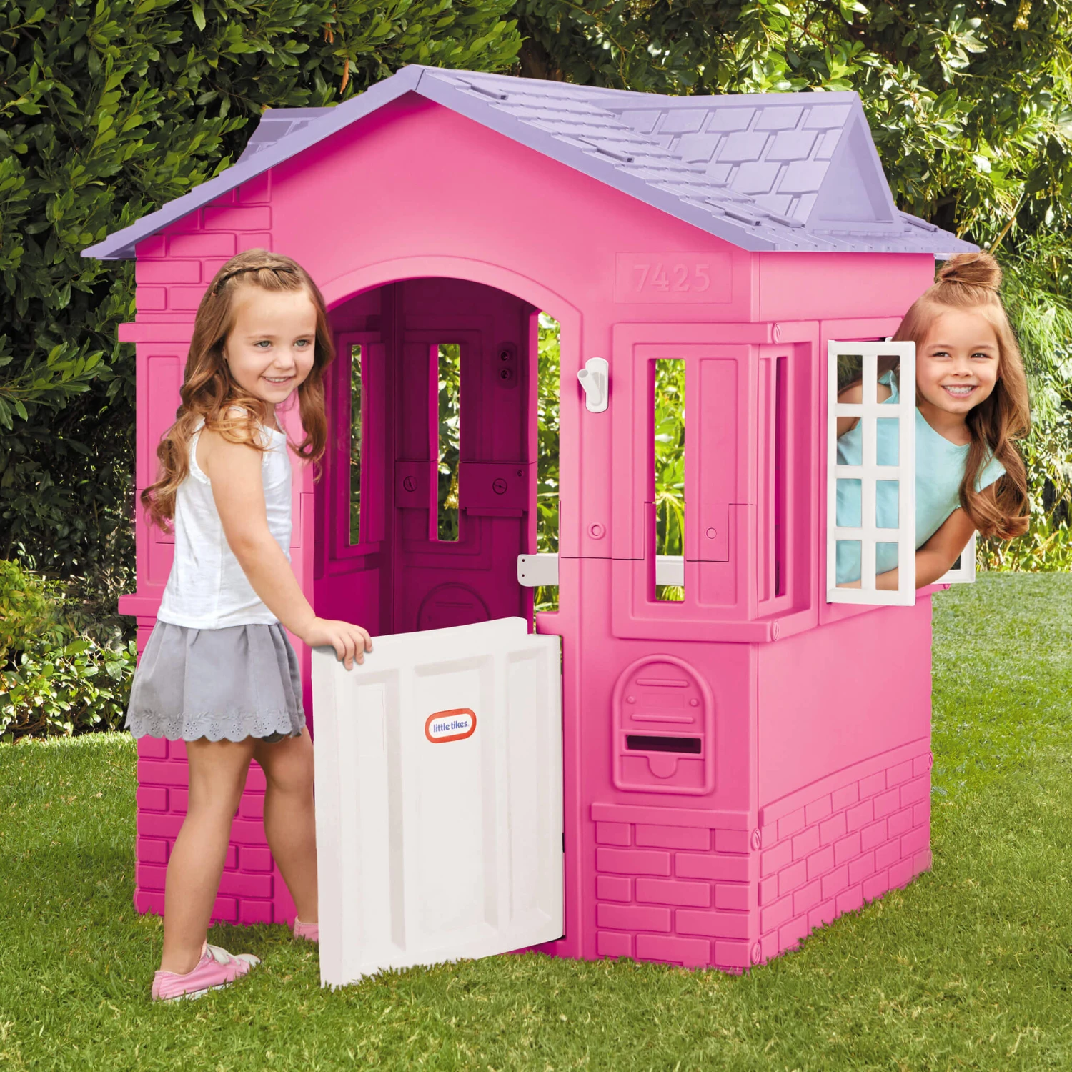 Little Tikes Cape Cottage Playhouse - Pink 4 Little Tikes Cape Cottage Playhouse - Pink - Image 2