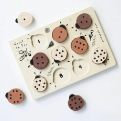 Wooden Tray Puzzle - Count To 10 Ladybugs -Toys Selection 685da8149bd76511d787c7263beda57f3b4d54ff5362258c9067ab63f506bb7a jpeg