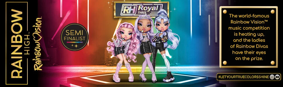 Rainbow Vision Rainbow High Royal Three K-pop – Tiara Song (Purple Lilac) Fashion Doll 9 Rainbow Vision Rainbow High Royal Three K-pop – Tiara Song (Purple Lilac) Fashion Doll - Image 7