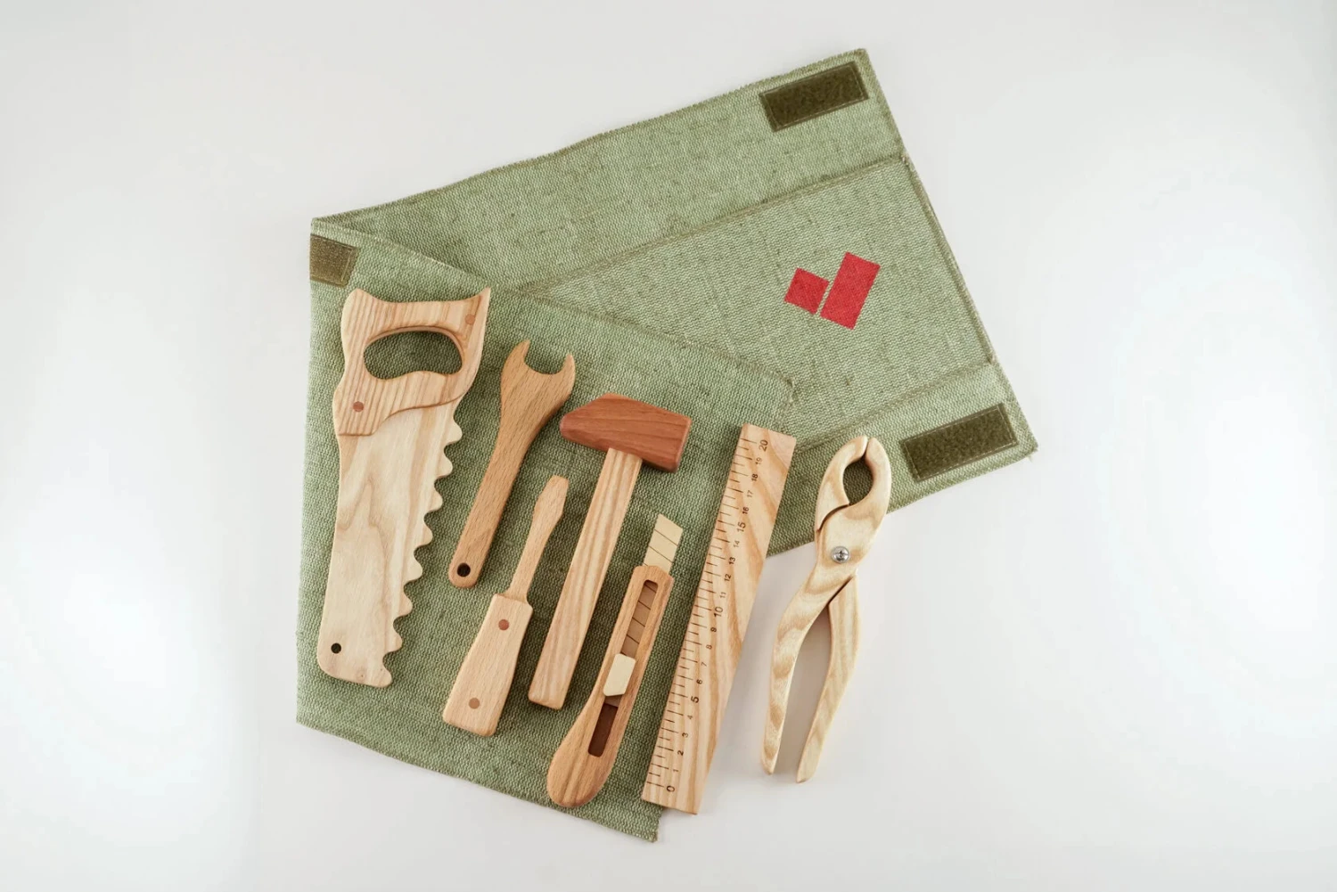 Handmade Wooden Tool Set 7 Handmade Wooden Tool Set - Image 5