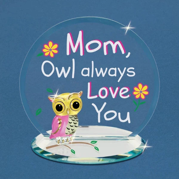 Glass Baron "Mom, Owl Always Love You" Figurine 3 Glass Baron "Mom, Owl Always Love You" Figurine