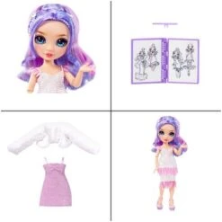 Rainbow High Fantastic Fashion Violet Willow 11" Fashion Doll W/ Playset -Toys Selection GUEST 5ced5481 3794 4cde bbb9 fe1d9fc67620