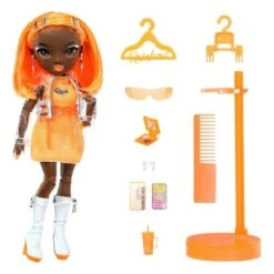 Rainbow High Michelle - Orange Fashion Doll