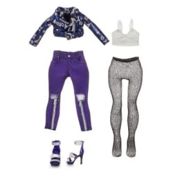Rainbow High Krystal Bailey – Indigo Fashion Doll with 2 Complete Mix & Match Outfits And Doll Accessories -Toys Selection GUEST 62ea2746 91de 41ed b3c2 dcac53e64f7b