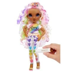 Rainbow High Color & Create DIY Fashion Doll - Purple Eyes/Curly Hair -Toys Selection GUEST 981bd218 efb6 4690 af7f ae0871bd1f8f