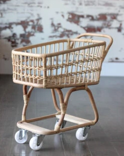 Rattan Grocery Shopping Cart -Toys Selection IMG 0477