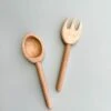 Handmade Wooden Fork & Spoon 2 Handmade Wooden Fork & Spoon -Toys Selection IMG 9722
