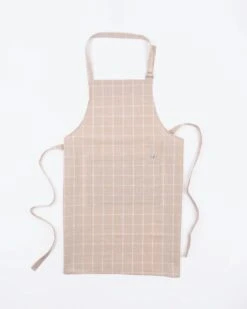 Children's Apron -Toys Selection Milton and Goose Adult Apron Tan Flat Front 1296x jpg