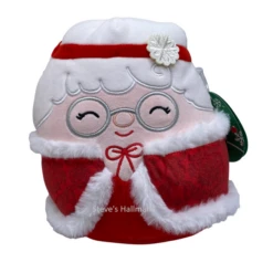 Christmas Squishmallow Nicolette Mrs. Claus With Red Cape 12" Stuffed Plush By Kelly Toy