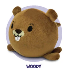 PBJ's Plush Ball Jellies Woody The Beaver