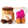 Hallmark Better Together Peanut Butter And Jelly Magnetic Plush, 5" -Toys Selection Peanut Butter Jar and Bread With Jelly Magnetic Plush 1KID1517 01