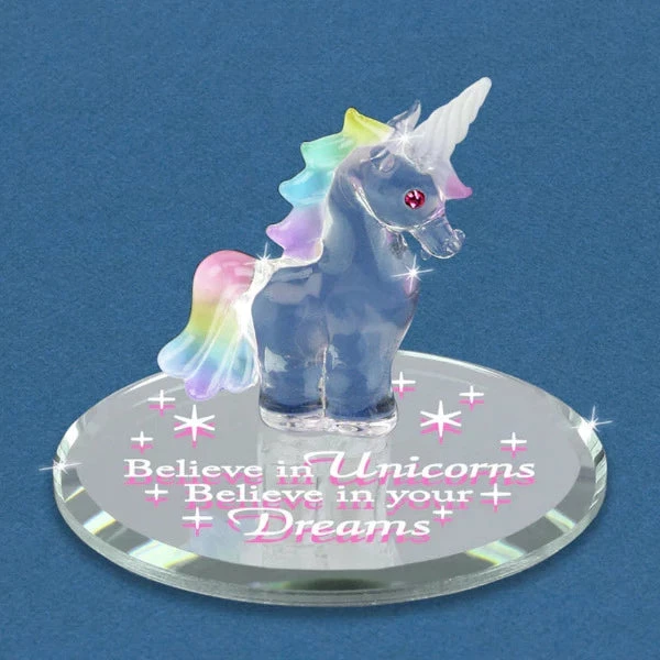 Glass Baron Believe In Unicorns Figurine 3 Glass Baron Believe In Unicorns Figurine