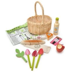 Tender Leaf Toys Shopping Basket -Toys Selection TL8286 market day basket 3 jpg