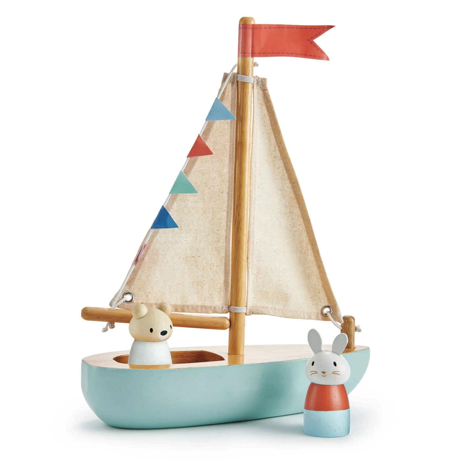 Tender Leaf Toys Wooden Sail Boat 5 Tender Leaf Toys Wooden Sail Boat - Image 3