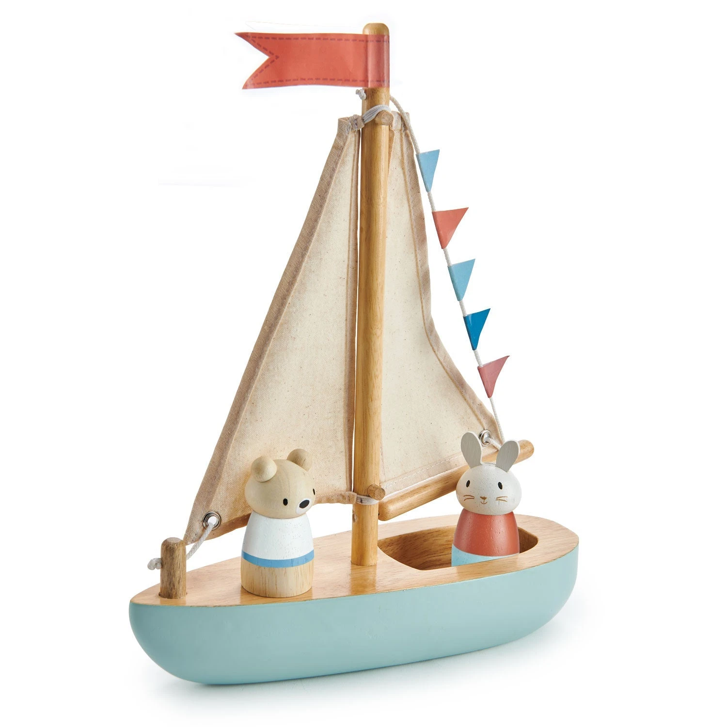 Tender Leaf Toys Wooden Sail Boat 7 Tender Leaf Toys Wooden Sail Boat - Image 5