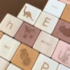 Alphabet Wooden Blocks - Rose -Toys Selection att saboconcept 6f9f3cf1f2cef698aff5d37af86fe97c