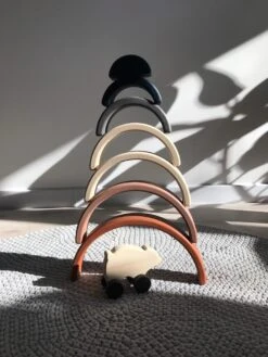 Handmade Rainbow Stacker - Terracotta -Toys Selection cad4bcb5fc3d0807fb34ee0e5d7e1ed2d8efe20ba6c6e841328b9e8ec542f159 jpeg